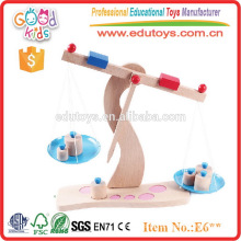 Children Weights Concept Ensine Sets Wooden Kids Balance Scale Toy